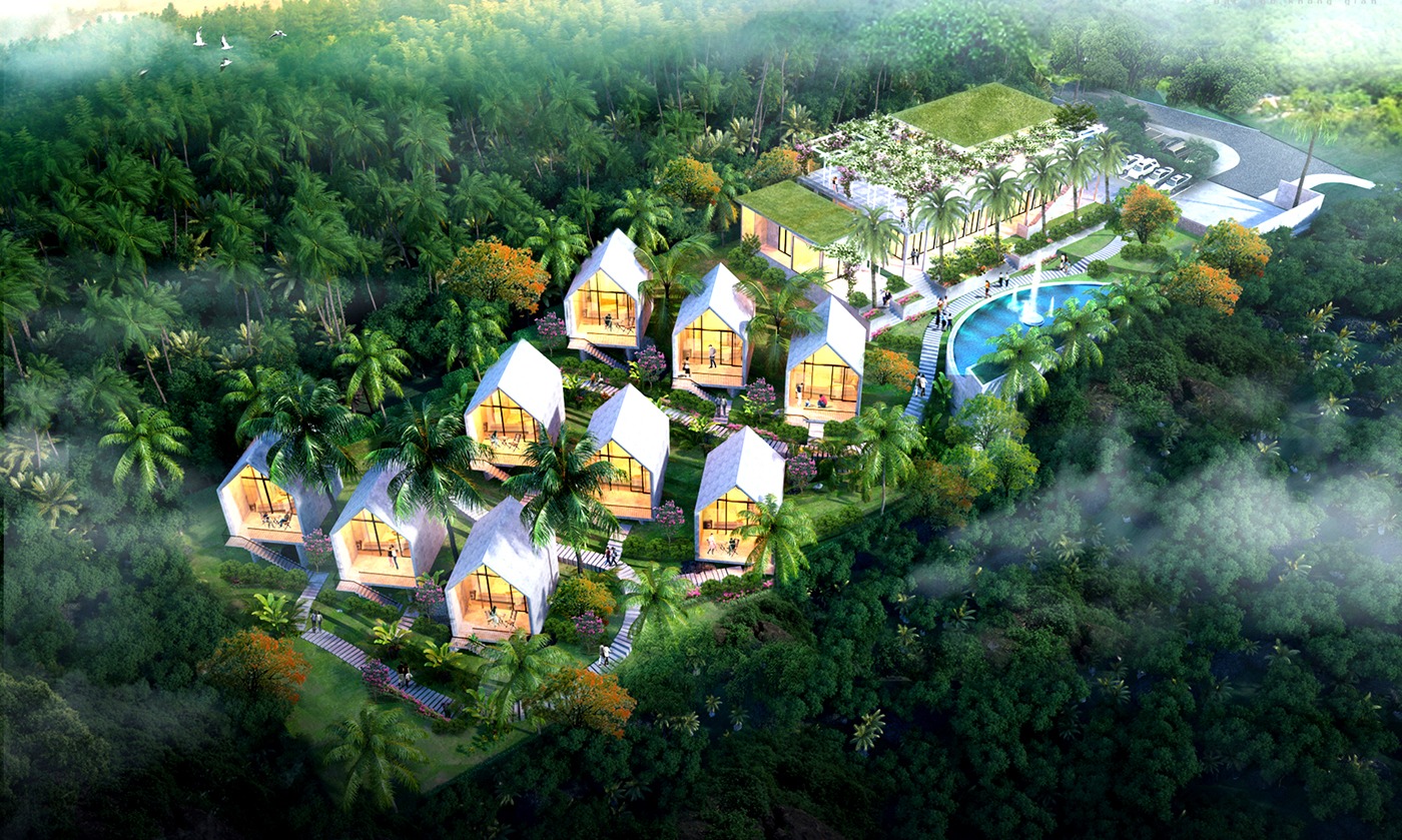 thiết kế cảnh quan resort